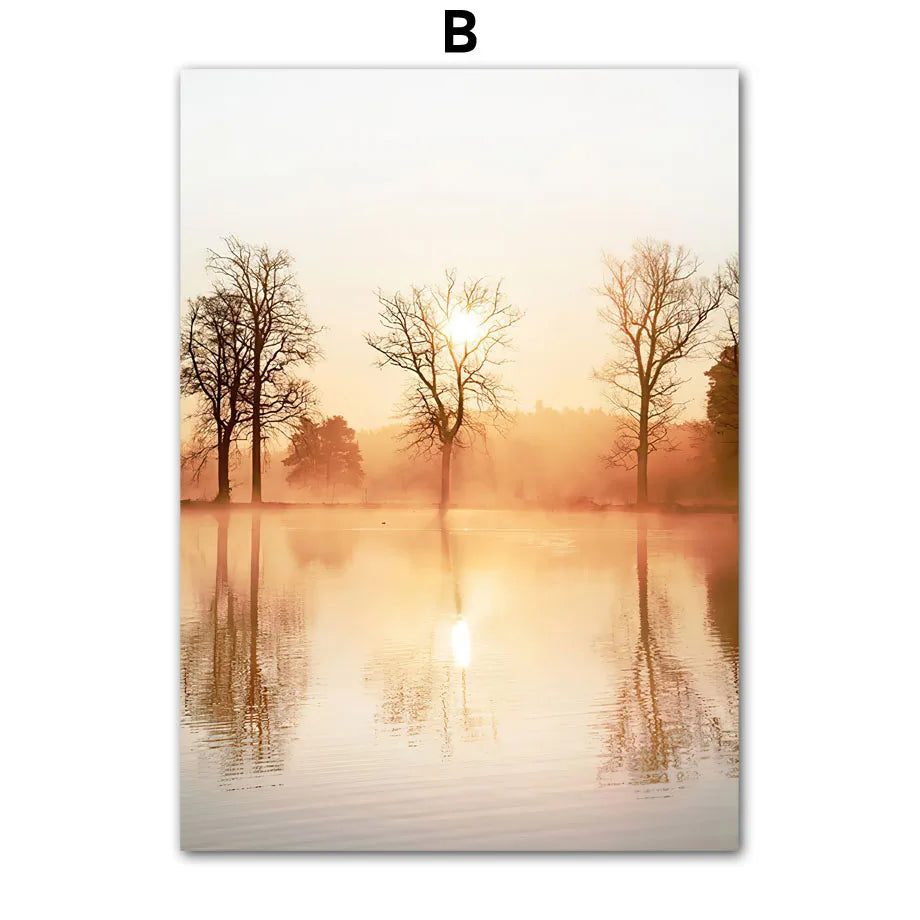 Renarde Autumn Print - Fox & Meadow Canvas Series