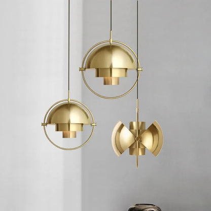 Layered Ring Pendant Light