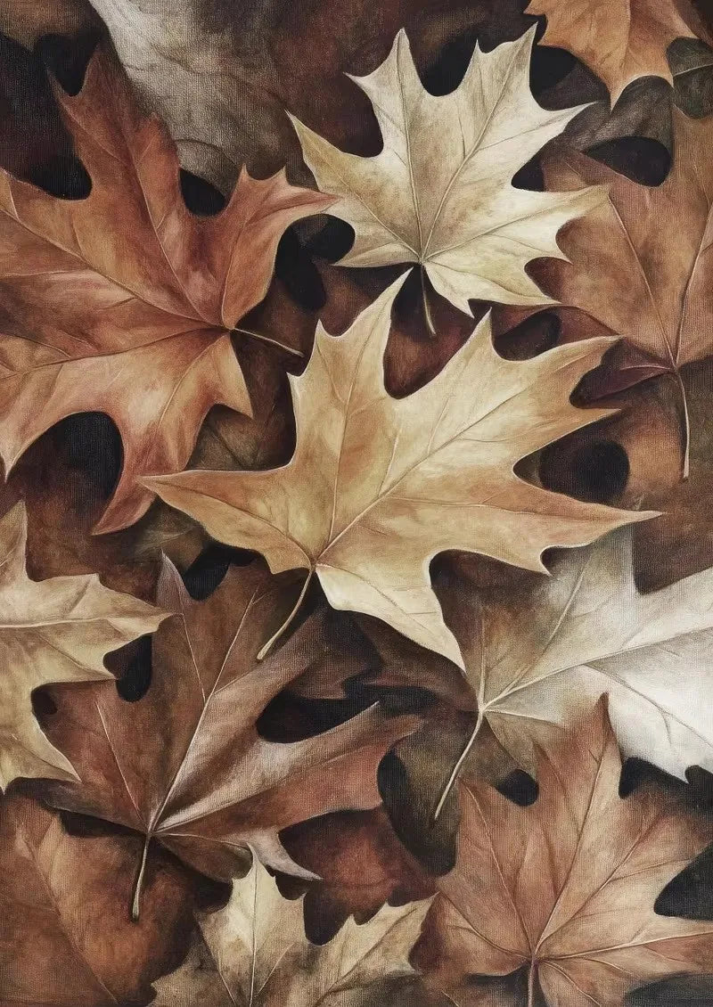 Foxglen Woodland Print - Pastoral Autumn Canvas