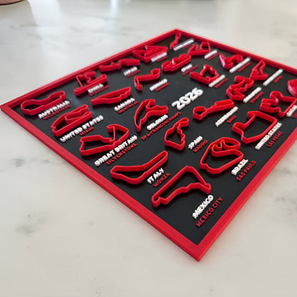 2026 Racing Track Wall Calendar
