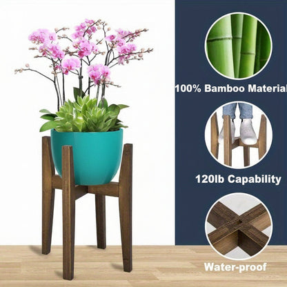 Adjustable Marble Top Plant Stand