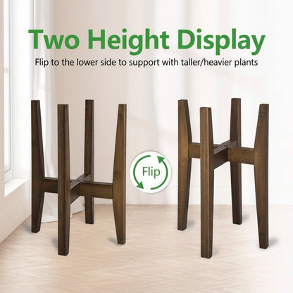 Adjustable Marble Top Plant Stand