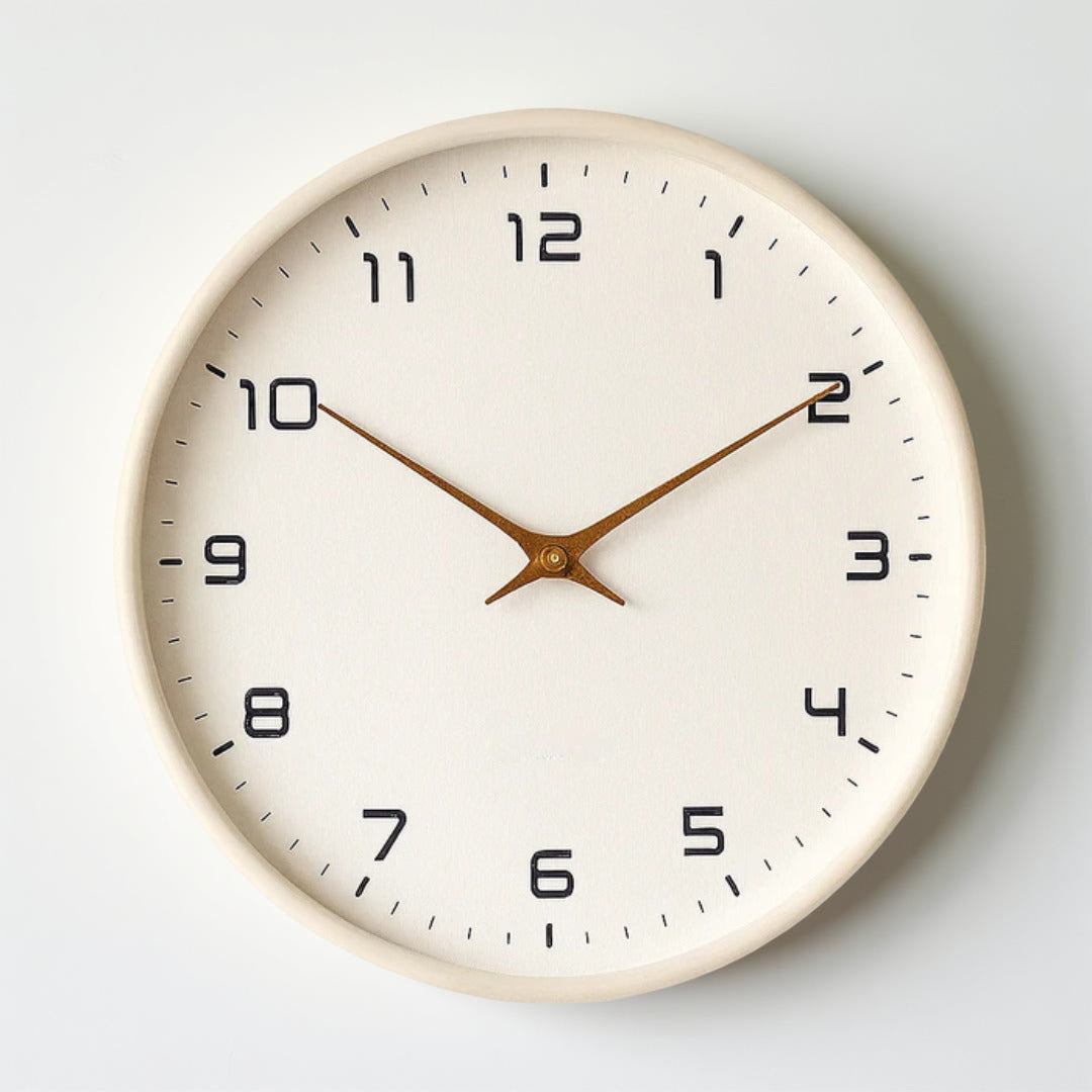 Minimalist Wooden Wall Clock