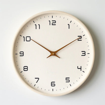 Minimalist Wooden Wall Clock