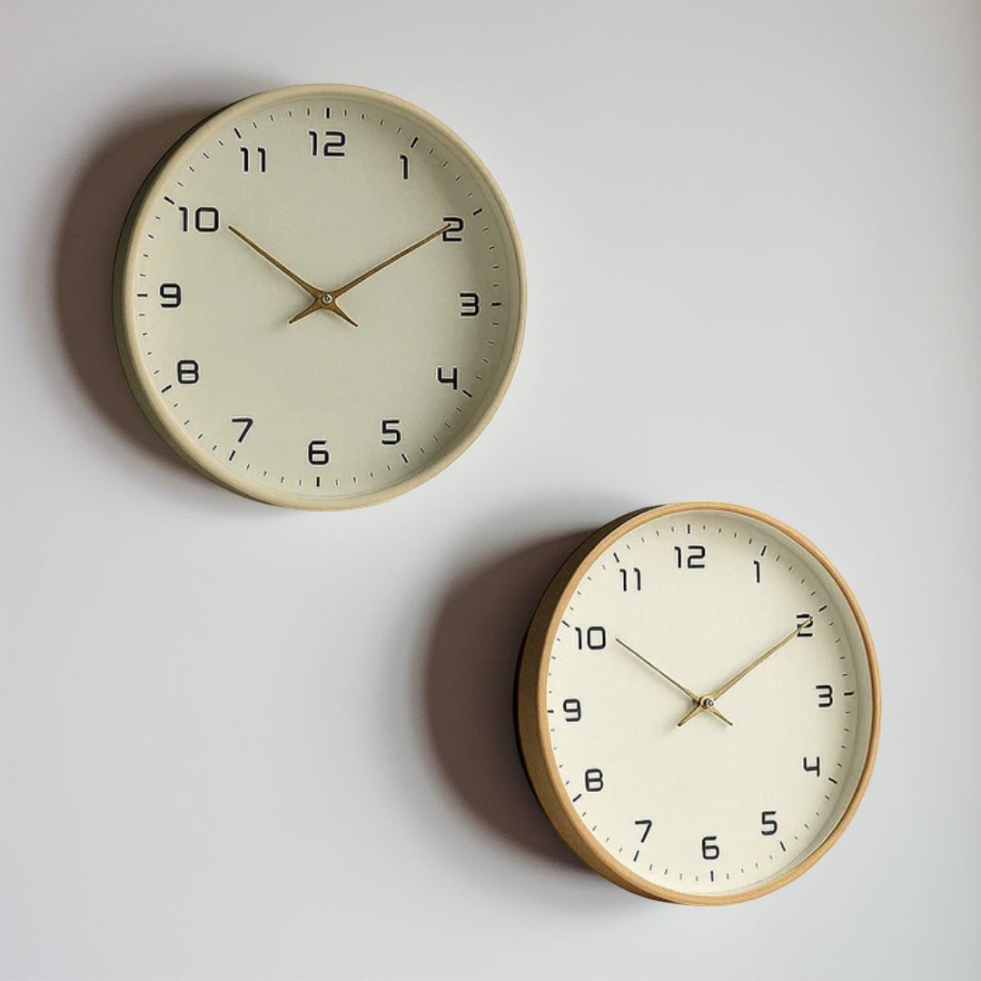 Minimalist Wooden Wall Clock