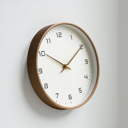 Minimalist Wooden Wall Clock