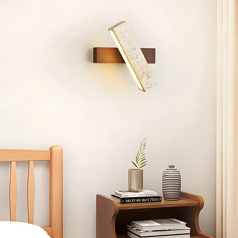 Travertine Wall Light