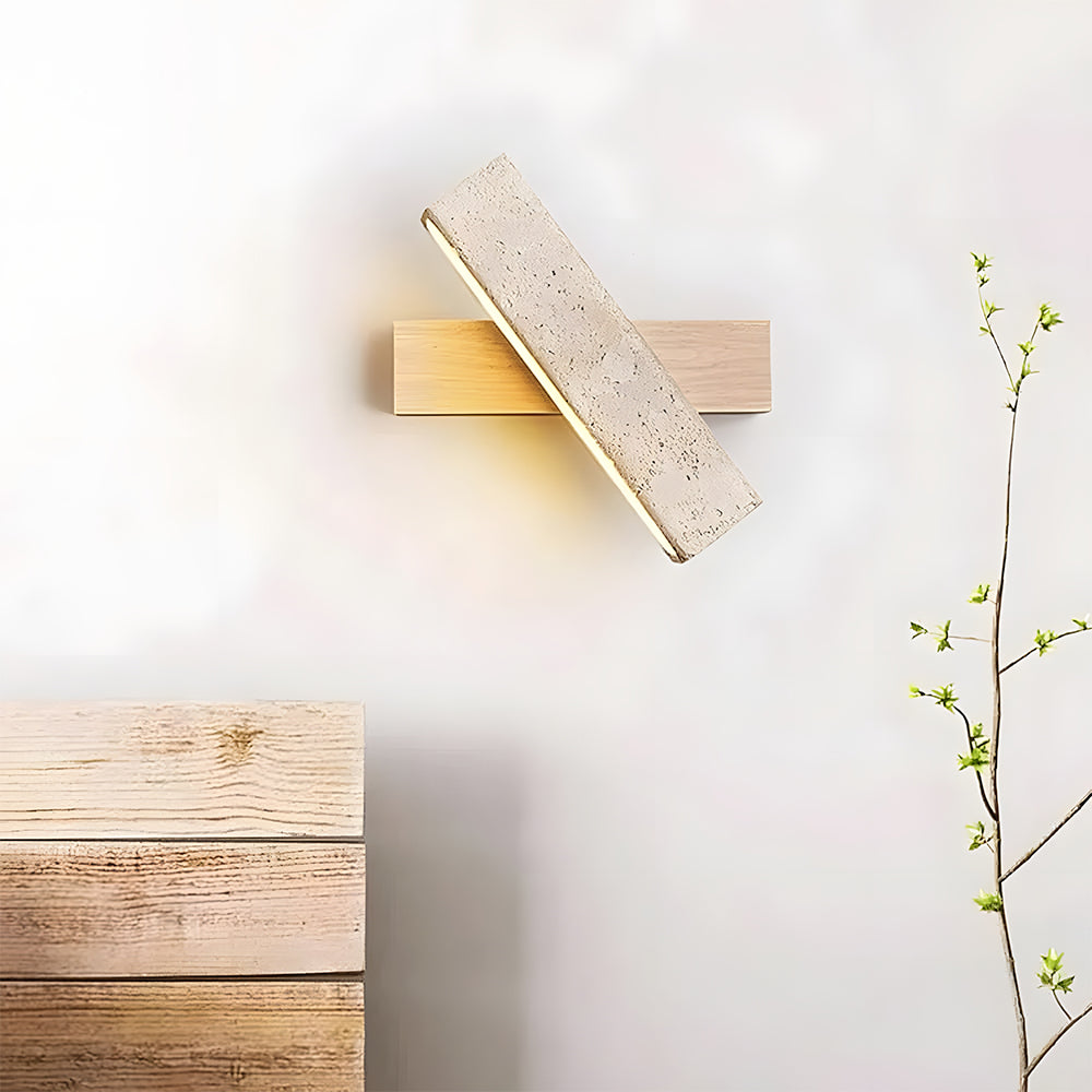 Travertine Wall Light