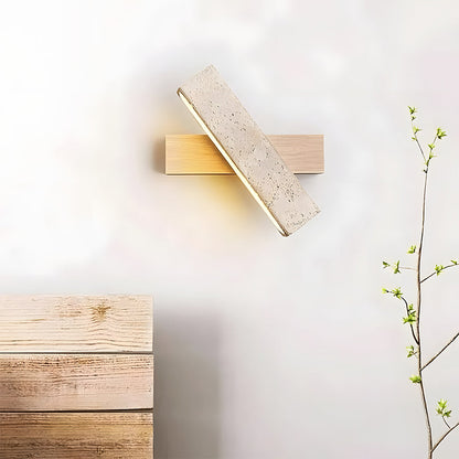 Travertine Wall Light