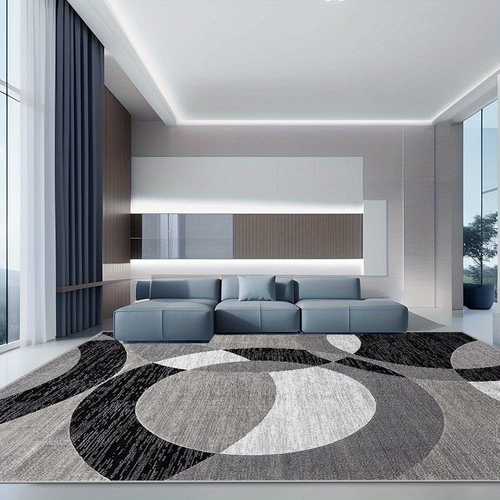 Orbit Weave Geometric Rug