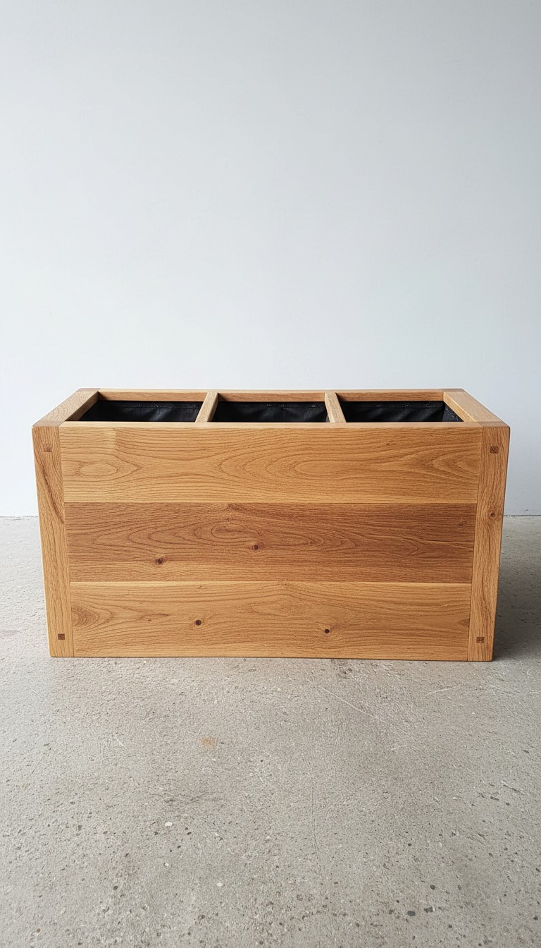 Natural Timber Planter
