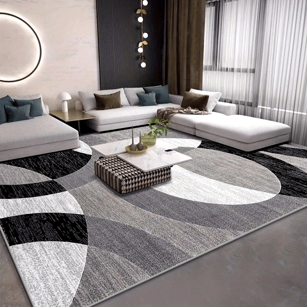 Orbit Weave Geometric Rug