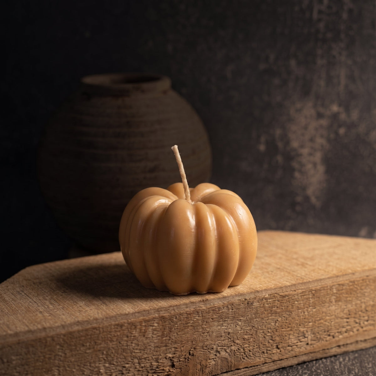 Acorna Sculpture Candle - Cast Acorn, Four Shades