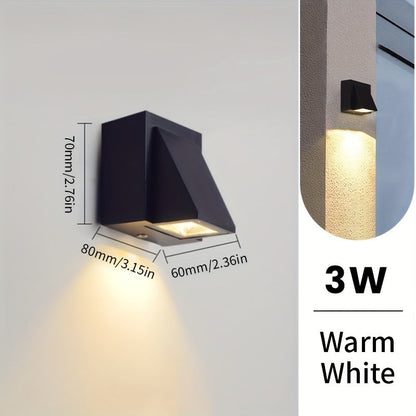 Compact LED Outdoor Wall Light