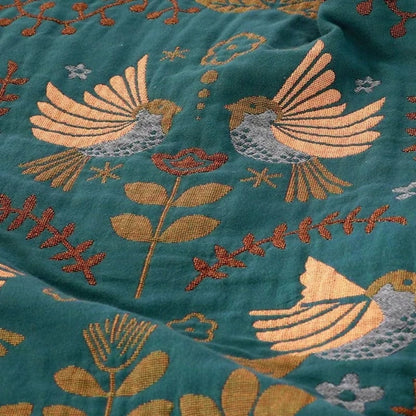 Reversible Layered Throw Blanket
