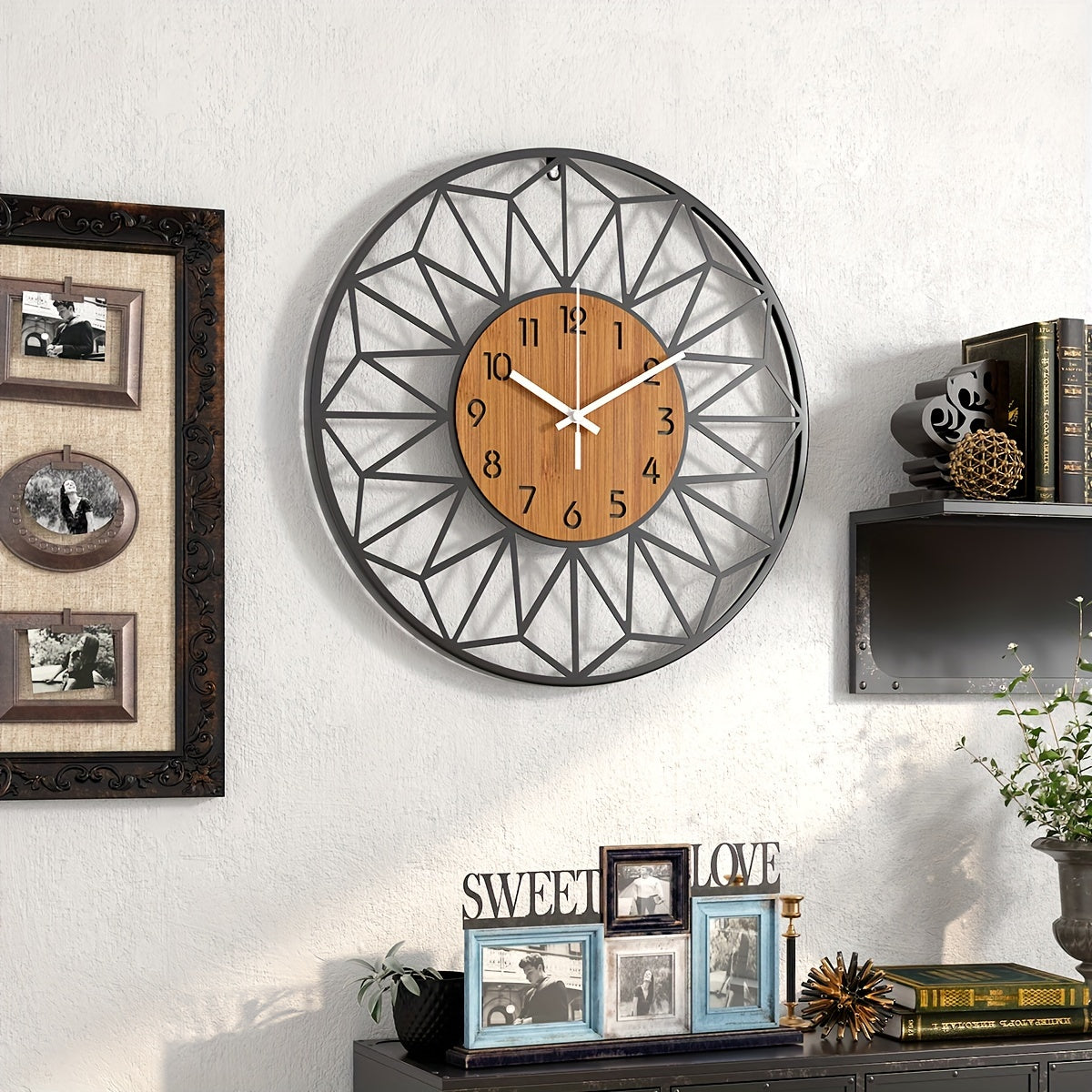 Modern Metal Wall Clock