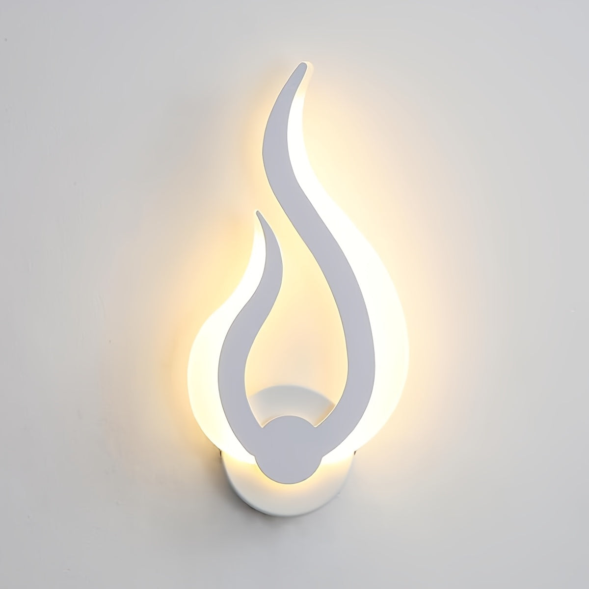 Modern Flame LED Wall Light