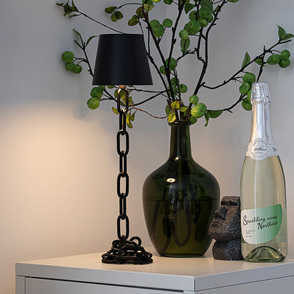 Modern Chain-Link Table Lamp