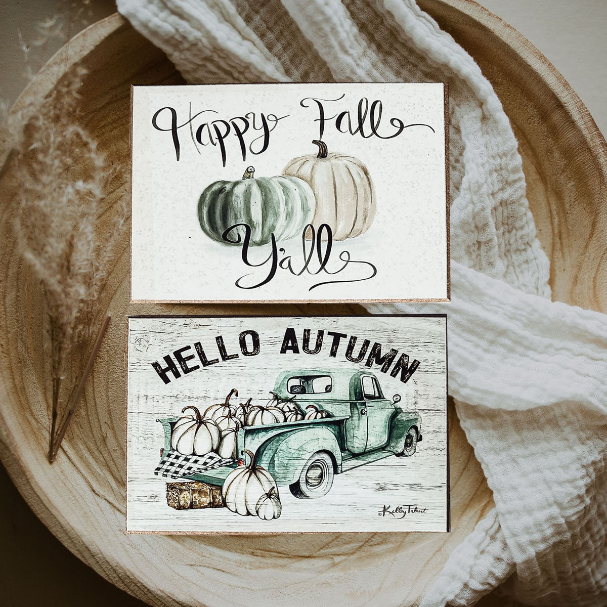 Palgrave Wooden Sign - Pastel Farmhouse Panel