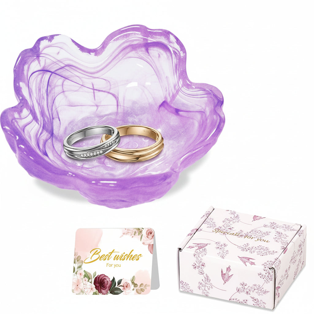 Ceramic Flower Jewelry Dish