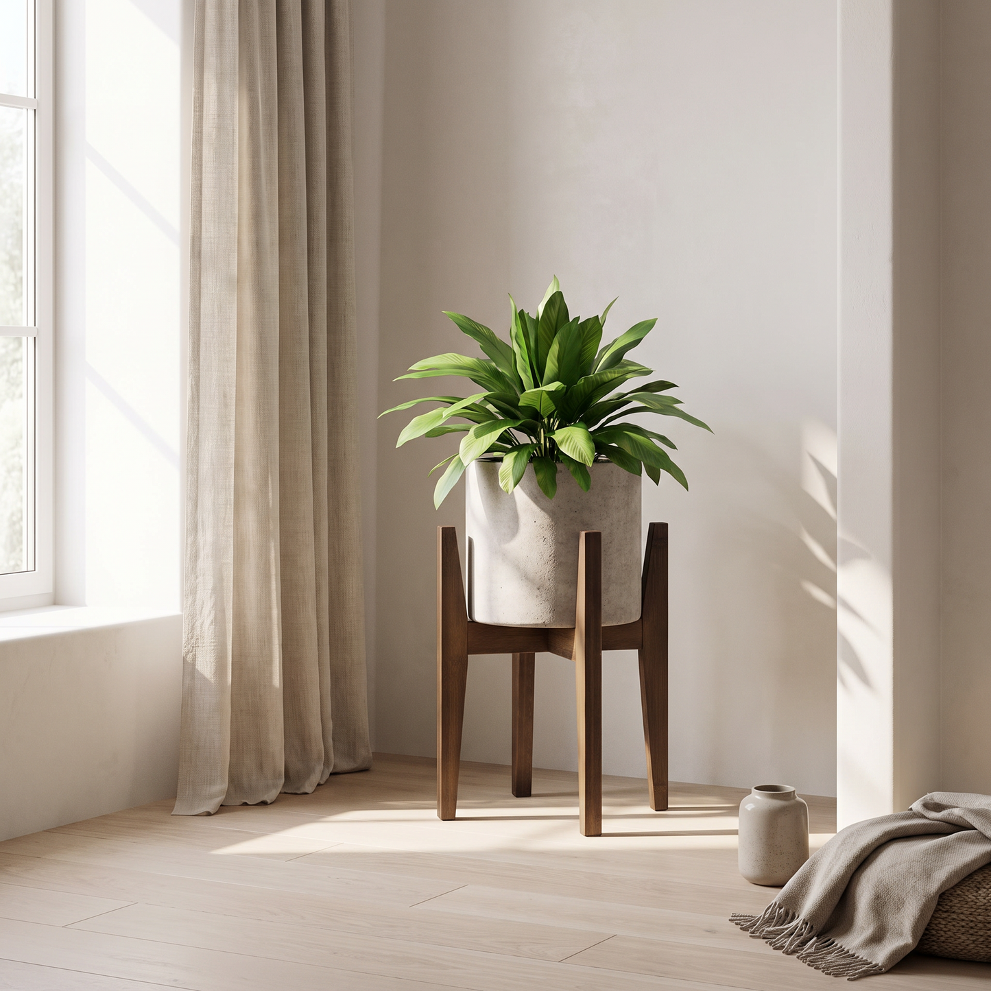 vandora-adjustable-marble-top-plant-stand