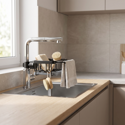 vandora-kitchen-sink-organizer-aluminum-storage-basket-fast-drain-design