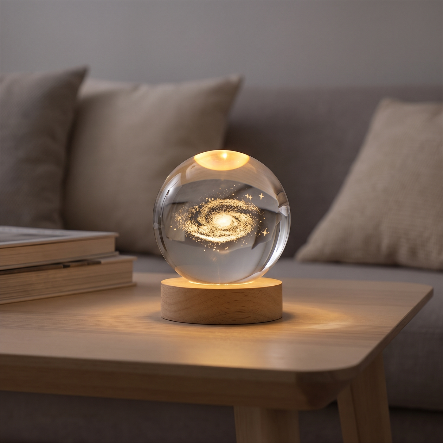 Crystal Ball Planet Night Light