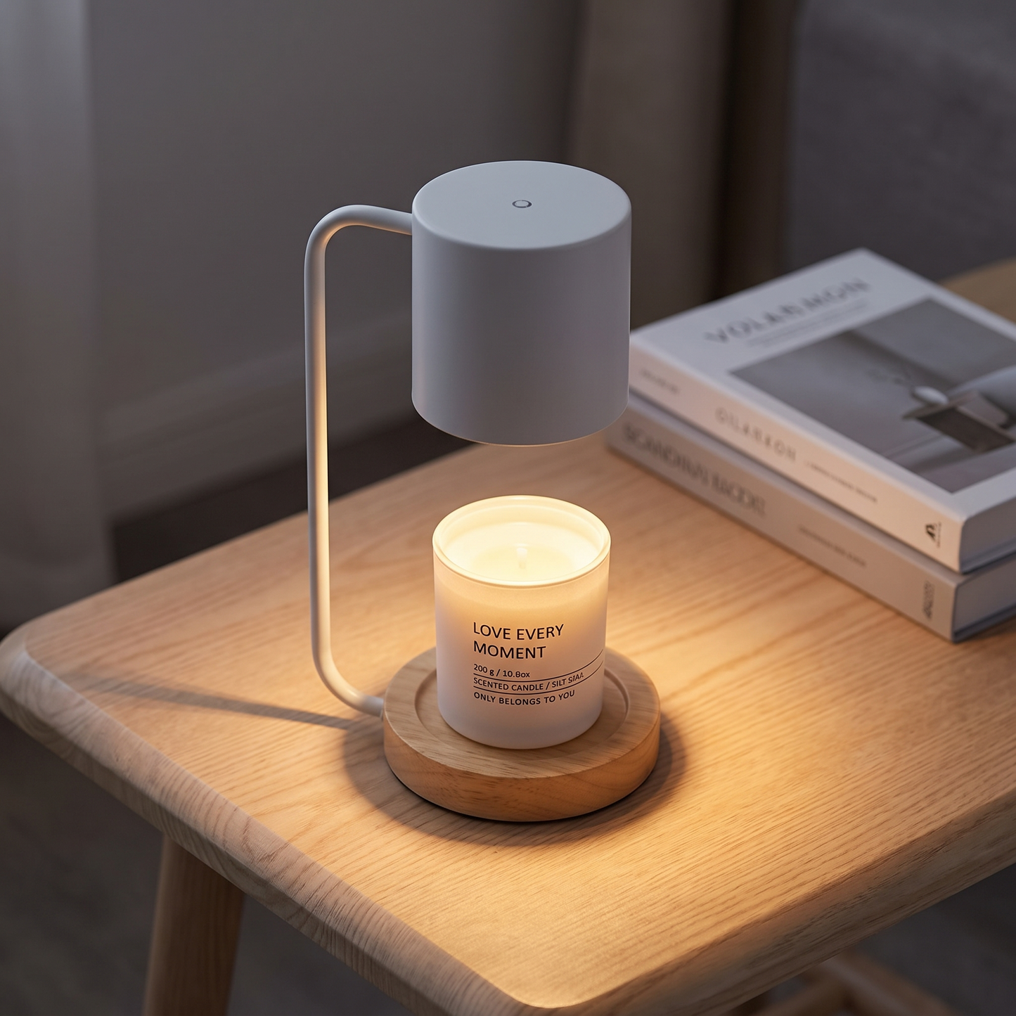 Japanese Minimalist Candle Warmer Lamp