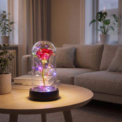 LED Rose Dome Table Lamp