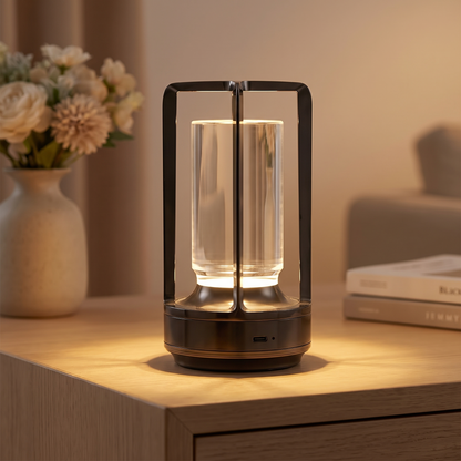 Cylinder Cage Table Lamp