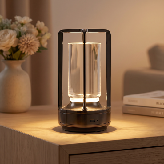 Cylinder Cage Table Lamp