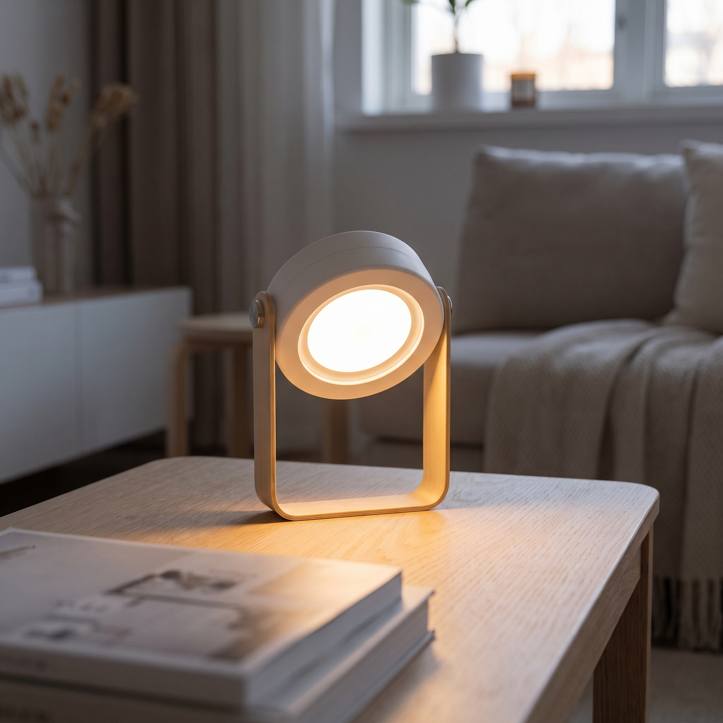 Wooden Handle Portable Lantern