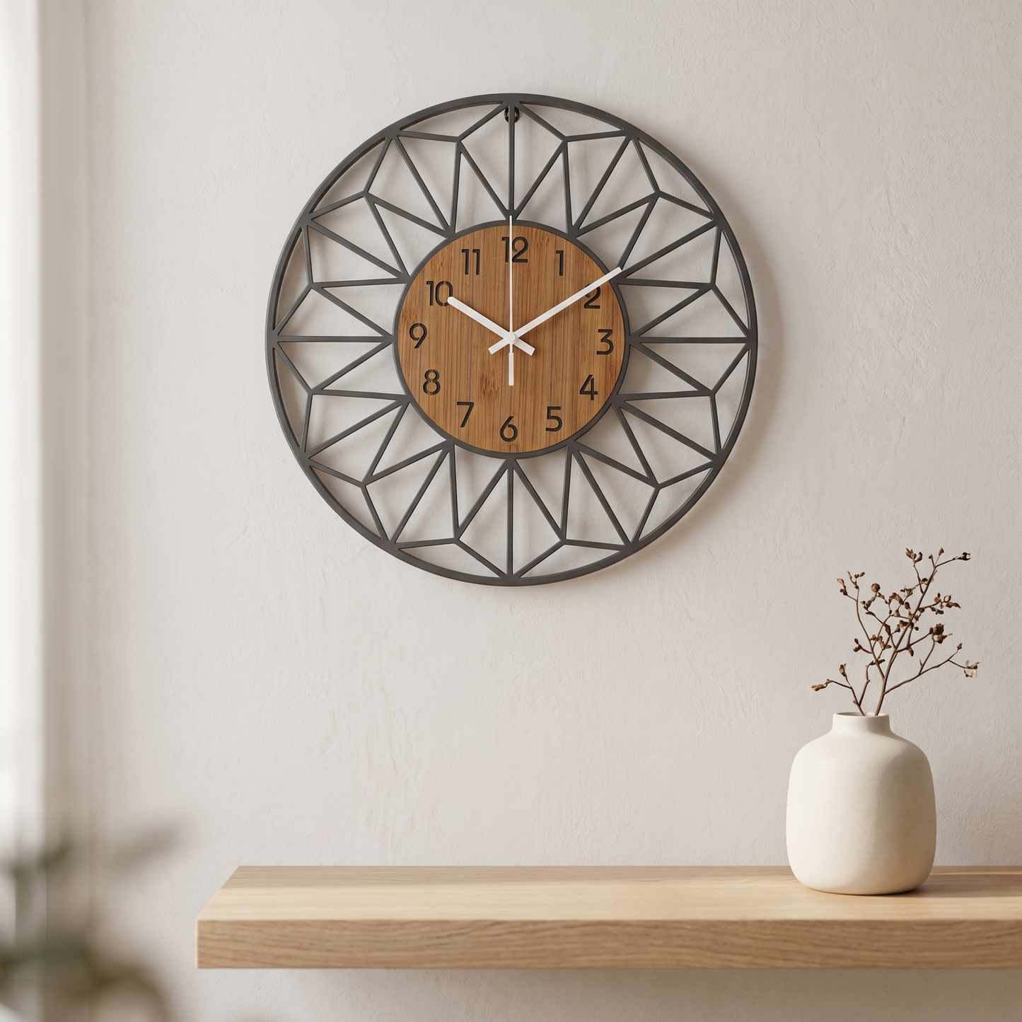 Modern Metal Wall Clock
