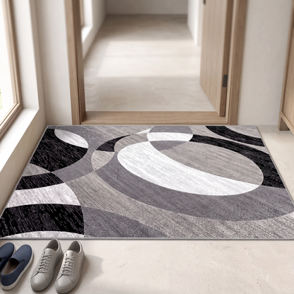 Orbit Weave Geometric Rug