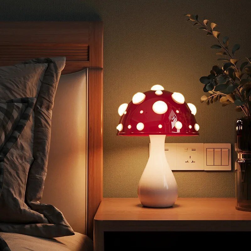 LED Mushroom Table Lamp