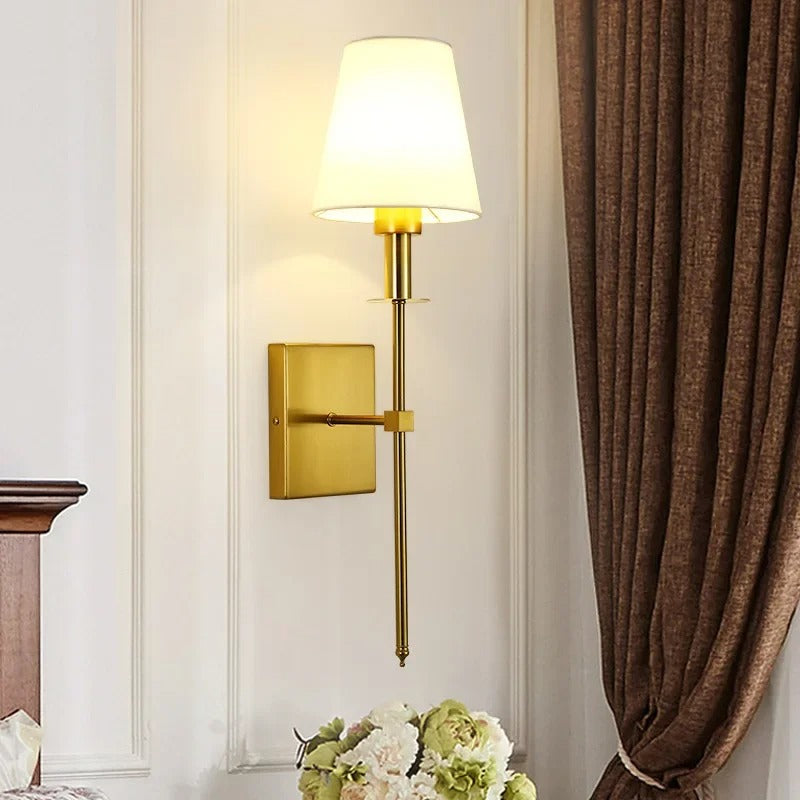 Fabric Shade Wall Sconce