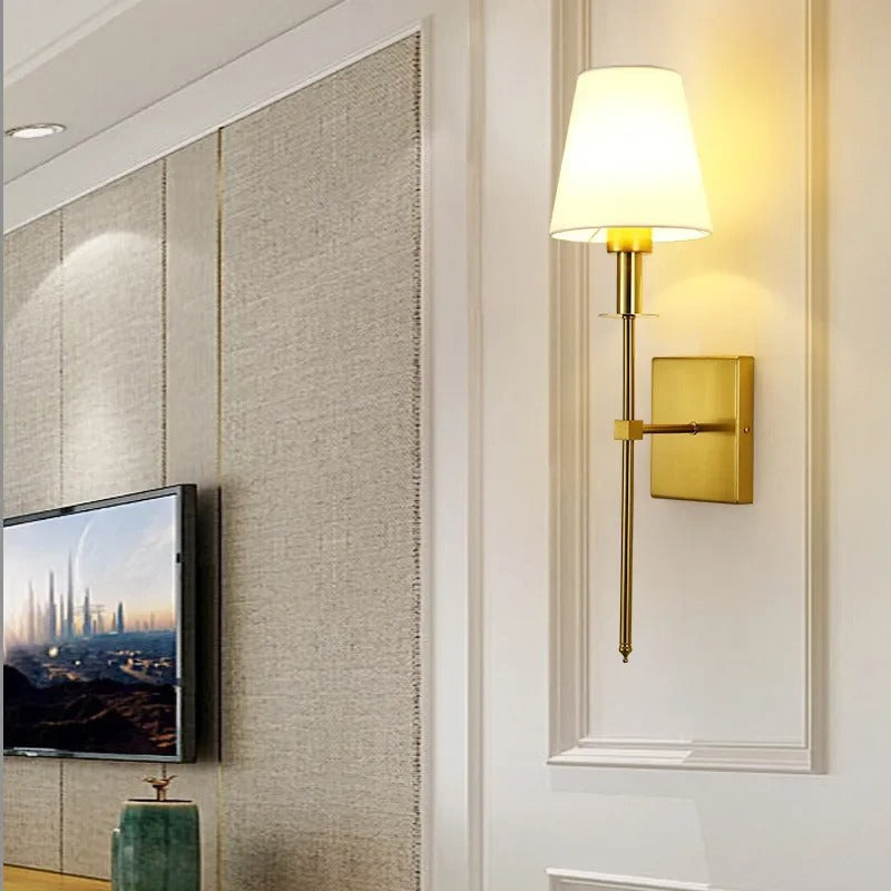 Fabric Shade Wall Sconce
