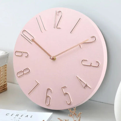 Silent Round Wall Clock