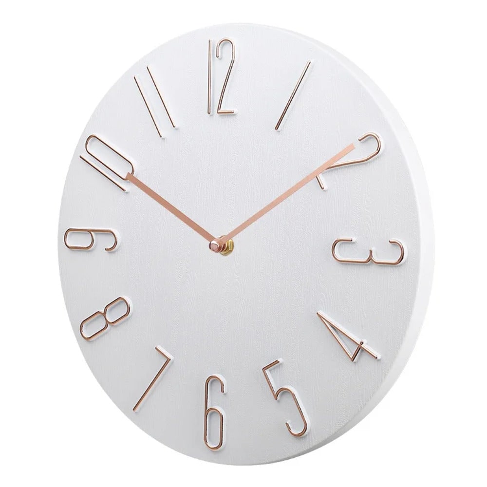 Silent Round Wall Clock