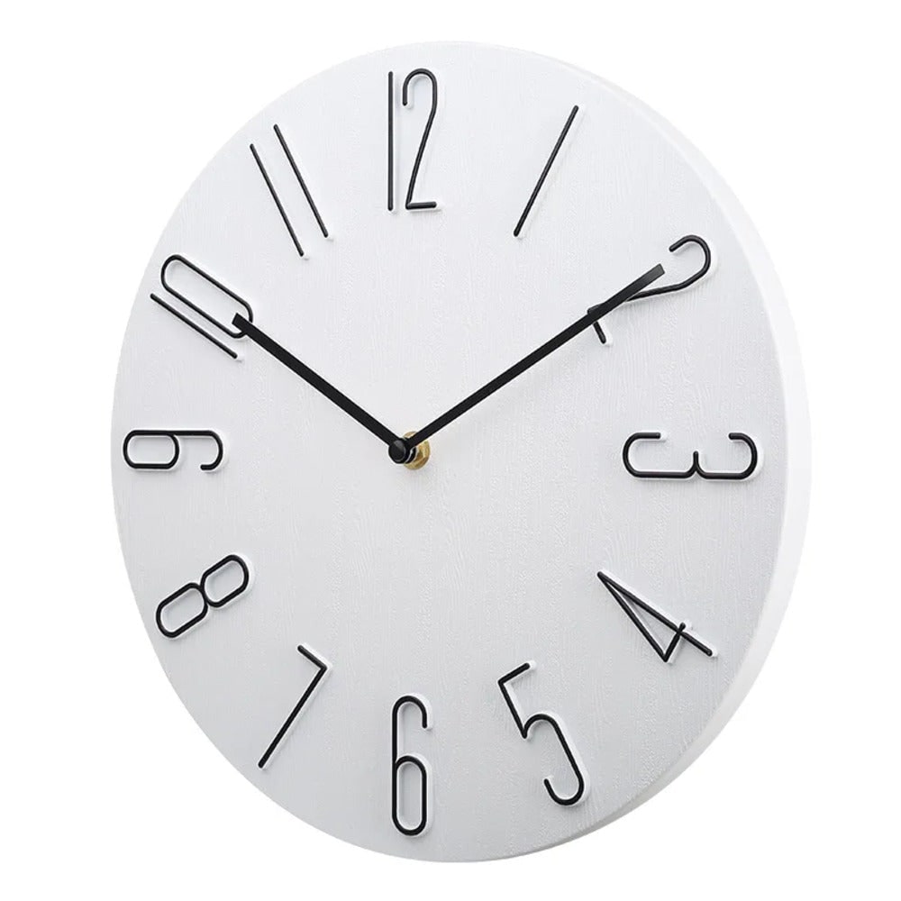 Silent Round Wall Clock