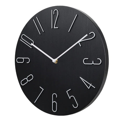 Silent Round Wall Clock