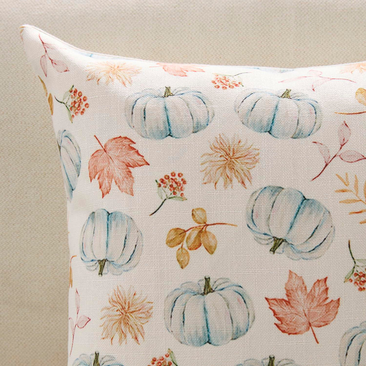 Truvane Cushion Covers - Blue Pumpkin Truck, Four Pack
