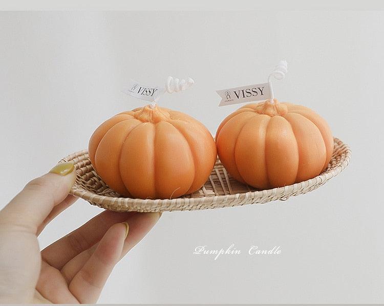 Corella Pumpkin Candle - Handmade Aromatherapy Jar