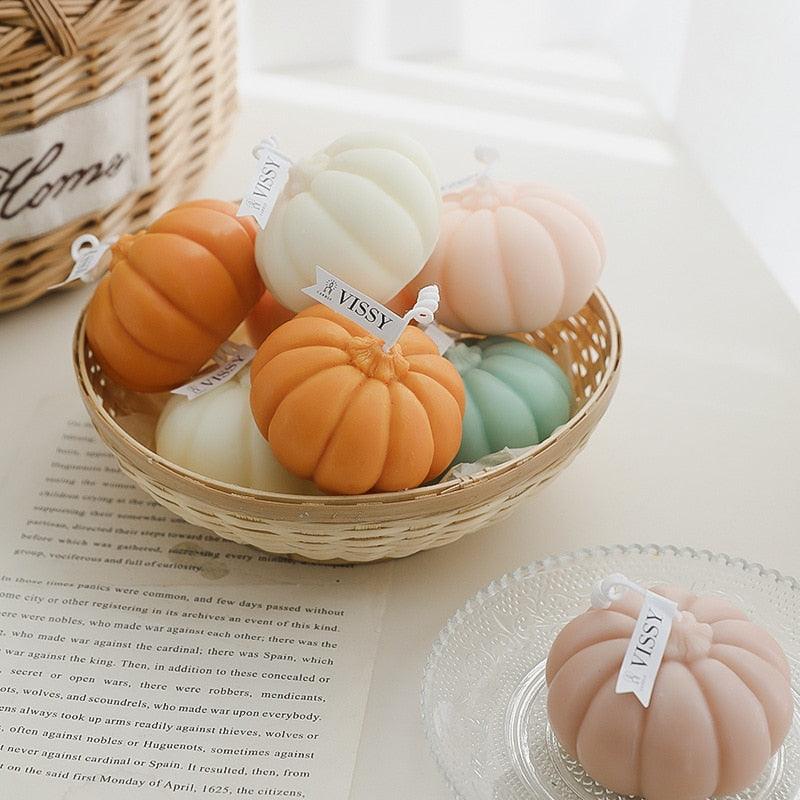 Corella Pumpkin Candle - Handmade Aromatherapy Jar