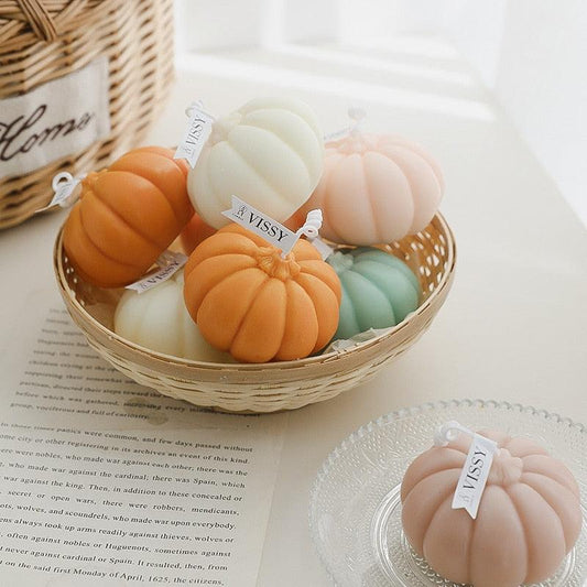 Corella Pumpkin Candle - Handmade Aromatherapy Jar
