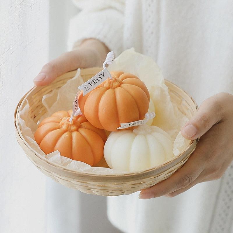 Corella Pumpkin Candle - Handmade Aromatherapy Jar