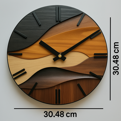 Artistic Round Wall Clock