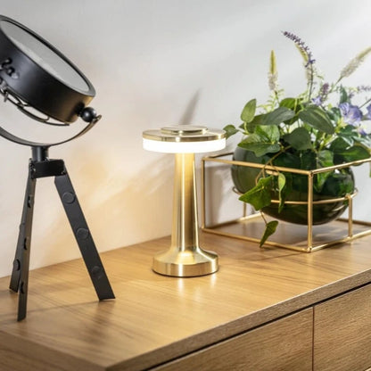 Cordless Metal Table Lamp