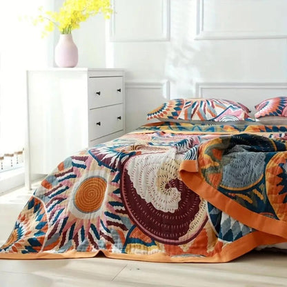 All-Season Cotton Throw Blanket