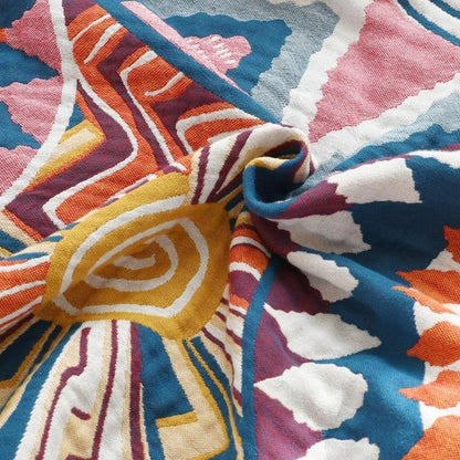 All-Season Cotton Throw Blanket
